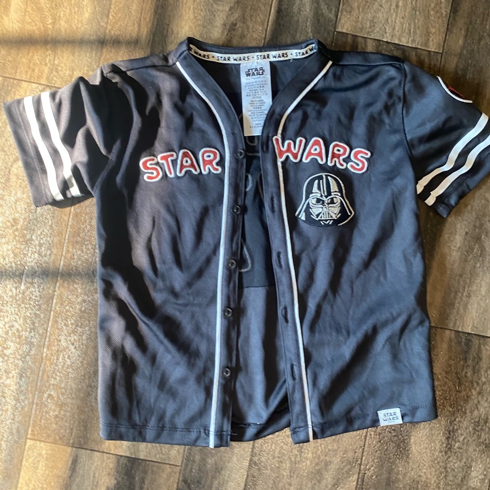 Star Wars Kids Black Jersey with Red Accents